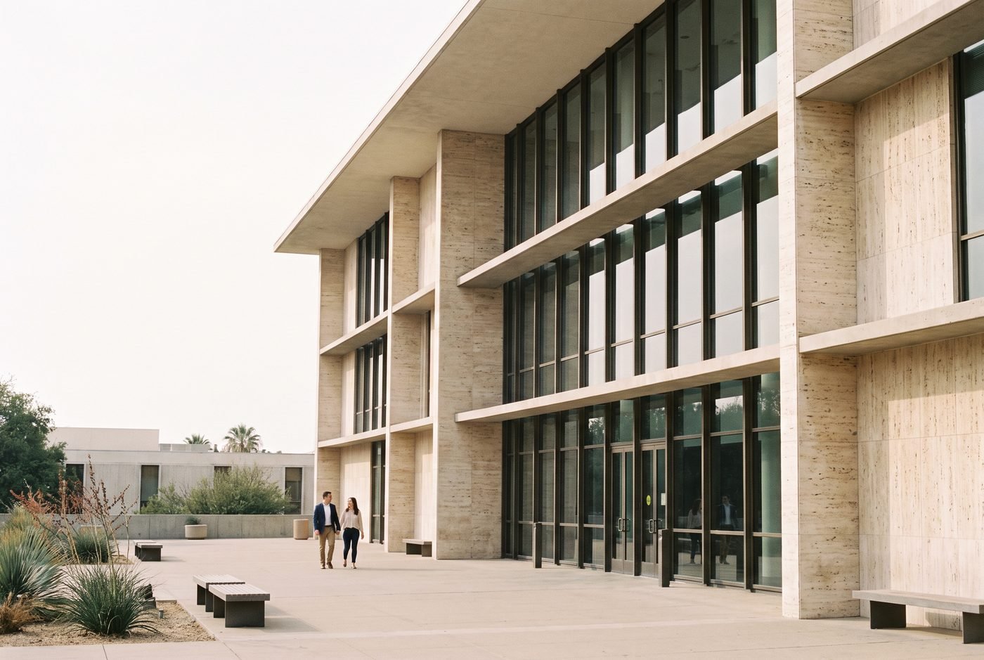 AI-generated editorial view inspired by Los Angeles County Law Library in Civic Center, Downtown Los Angeles.